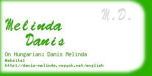 melinda danis business card